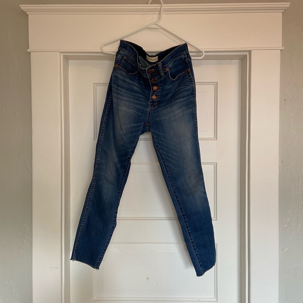Madewell 10 inch High Rise Skinny Crop size 27